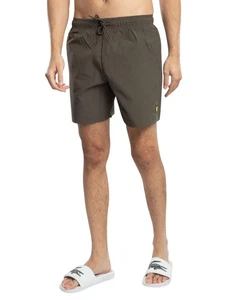 Lyle & Scott de los hombres Bañador liso, Verde - Imagen 1 de 5