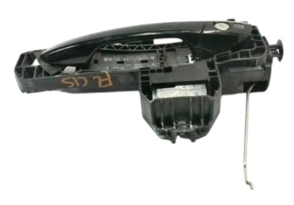 Черная оригинальная передняя левая ручка внешней двери Mercedes CLS550 12–18 годов выпуска без ключа - Изображение 1 из 4