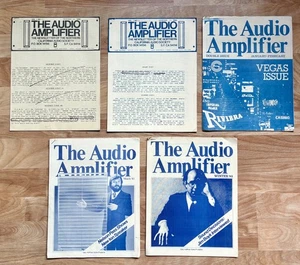 THE AUDIO AMPLIFIER Newsletter Northern California Audio Society Lot of 5 Issues - Picture 1 of 1