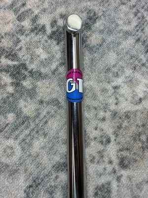 Tija de sillín trasera estilo BMX Old School 22,2 mm pierna de perro estilo GT cromada Foto 1 de 2