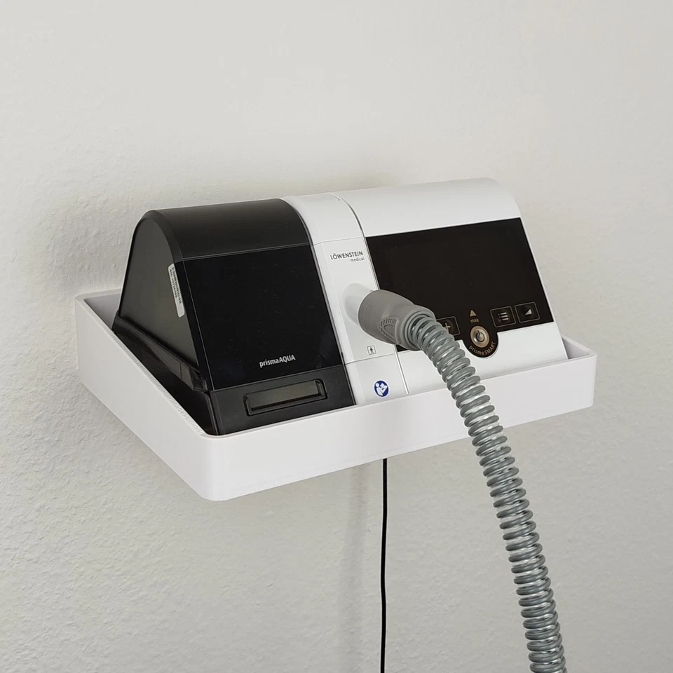 Wandhalterung für Löwenstein prisma Smart/Soft + Aqua Befeuchter | CPAP Halter - Bild 1 von 1