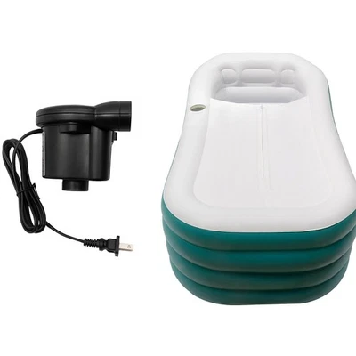 Bañera Plegable Adulto Grande Ducha Remojo Plegable Agua Spa Bañera Portátil Foto 1 de 4