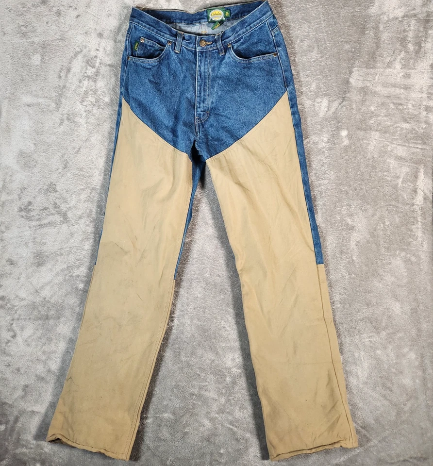 Cabelas Jeans Mens 30X32 Tag 32 Blue Brush Briar Guard Pants Upland Bird Hunting - Image 1 of 4