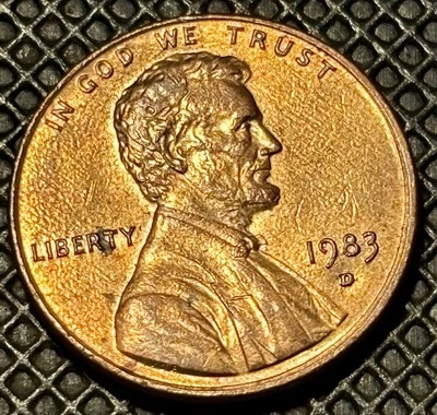 1983-D-Lincoln Cent, DDO FS-101,extra Lower Earlobe - Image 1 of 3