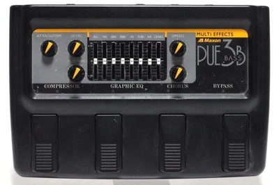 Maxon PUE3B BASS MULTI EFFEKTE Hergestellt in Japan Effektpedal für Bassgitarre - Bild 1 von 4