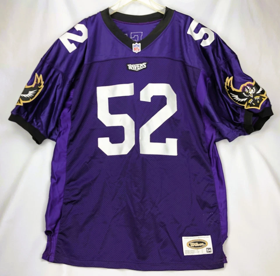 Camiseta deportiva vintage auténtica Wilson Baltimore Ravens Ray Lewis ~ talla 54 Foto 1 de 4