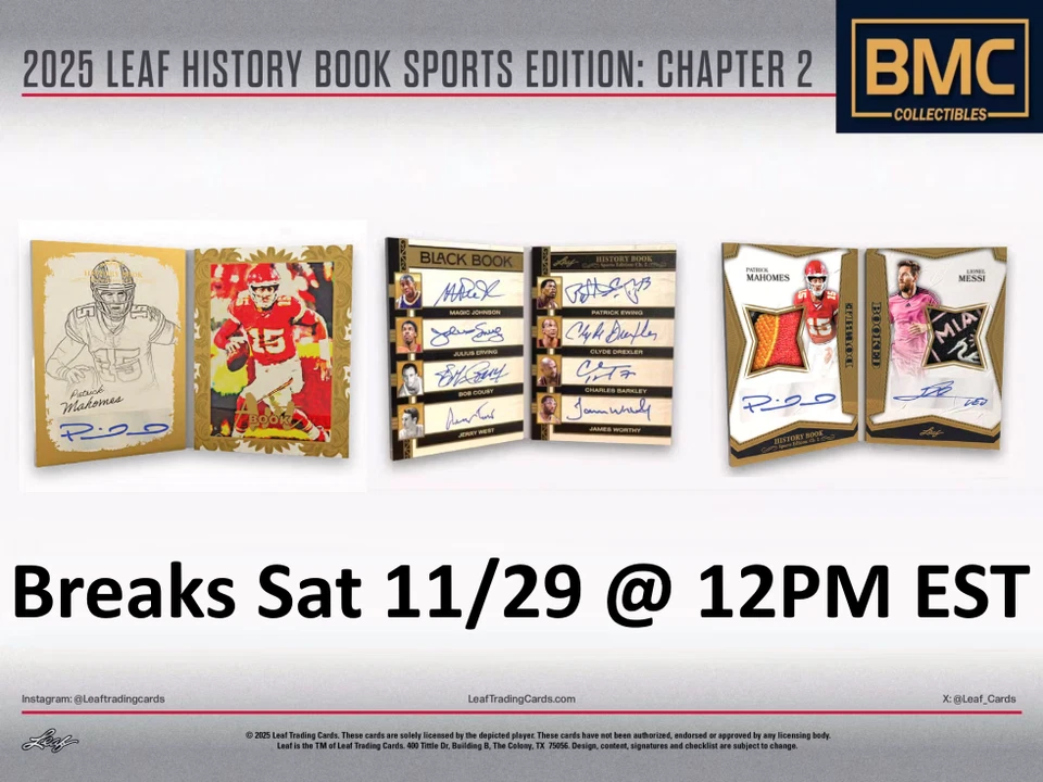 Grant Hill 2025 Leaf History Book Chapter 2 Multi-Sport Case Break #10 - Image 1 of 1