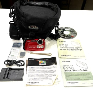 Casio Exilim EX-G1 12.1 MP Digital Camera Waterproof NEW Charger Batts SD Card - Foto 1 di 24