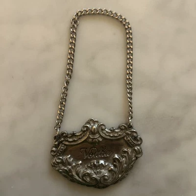 Antique VODKA Decanter Tag/Liquor Bottle Label - High End Quality - Image 1 of 4