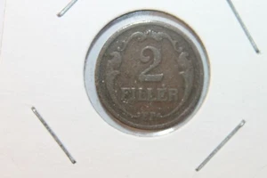46) One Coin 1927 2 Filler BP Magyar Crown Coin Hungary - Picture 1 of 3