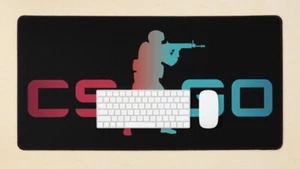 CS GO Mat, Fade Design, 80x40cm / 31.5in x 15.5in, Mouse Pad, gaming, deskmat - Bild 1 von 5