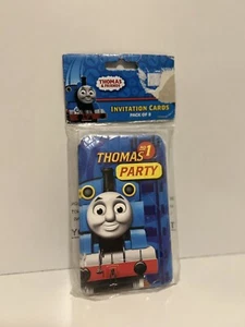 THOMAS & FRIENDS INVITATION CARDS (Pack of 8) the tank engine new - Picture 1 of 2
