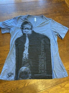 Detroit Jazz Festival 35th Annual 2014 Ladies Fit Shirt Sz XL - Picture 1 of 4