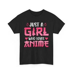 Otaku Inspired Shirt | Anime Graphic Tee | Just a Girl who loves Anime Shirt - Picture 1 of 73