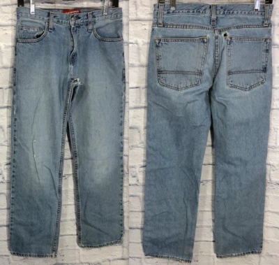 Jeans Arizona Original Rectos 28x30 Azul Denim Envejecido COMO ESTÁN Foto 1 de 4