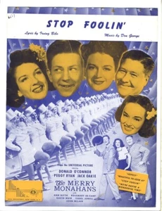 Partituras de película escasa 1944 Stop Foolin Donald O'Connor Ann Blyth - Imagen 1 de 1