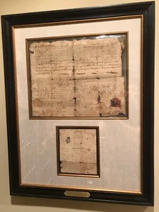 1755 North Carolina GRANVILLE Land Grant to Herman Husband Rev War REGULATORS NC - Picture 1 of 6