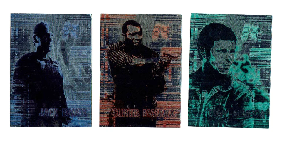 24 Season 4 2006 Artbox Rare Foil 3 Card Chase Box-Topper Set BT1 to BT3 - Image 1 of 1