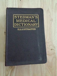 Stedman's Medical Dictionary (Illustrated) by Stanley Thomas Garber SC 1942 - Foto 1 di 1