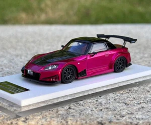 GB Onemodel 1:64 Pink JDM JS AP S2000 Racing Sports Model Diecast Resin Car - Picture 1 of 5