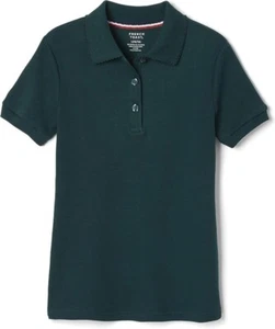French Toast School Uniform Polo Shirt Green Size medium plus (10-12) - Picture 1 of 3