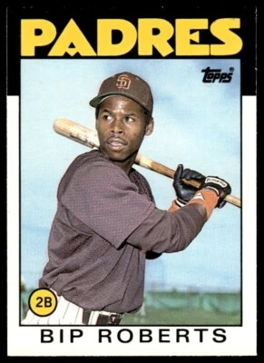 1986 Topps Traded #91T Bip Roberts RC ROOKIE - Image 1 of 3