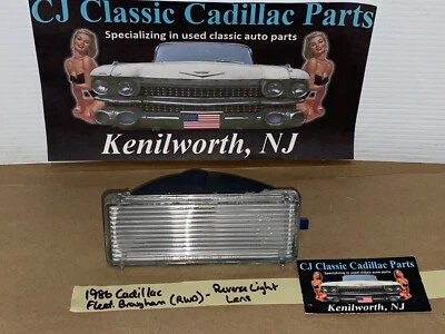 86 Cadillac Fleetwood Brougham RWD BACKUP REVERSE LIGHT LENS - Image 1 of 4