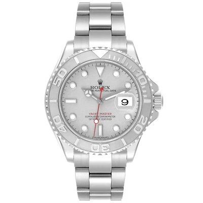 Reloj Rolex Yacht-Master para hombre esfera platino bisel bidireccional acero 16622 Foto 1 de 4