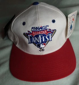 NUEVO CON ETIQUETAS Sombrero de Inicio Para Hombres Talla Única Pinnacle MLB All Star Fanfest Blanco/Rojo De Colección - Imagen 1 de 7