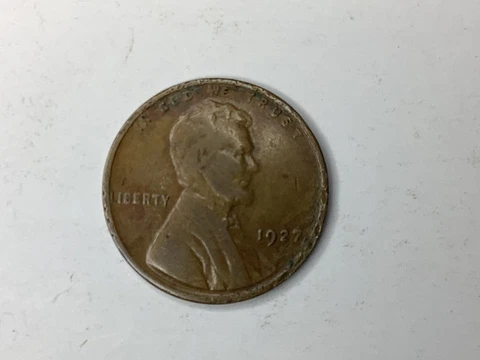 Wheat Penny Error 1927P Grease filled die reverse Cover