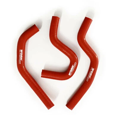Red Radiator Hose For 1997-2002 HONDA CR80R CR80 CR80RB/2003-2008 CR85RB CR85R - Image 1 of 4