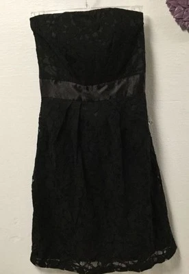 Twenty One Womens Dress Size Large Black Lace Overlay Sexy Y12 - Image 1 of 4