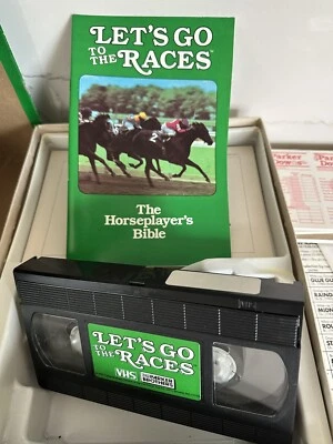 Vintage Let's Go To The Races (1987) A VCR Horse Racing Game *Complete* - Image 1 of 4