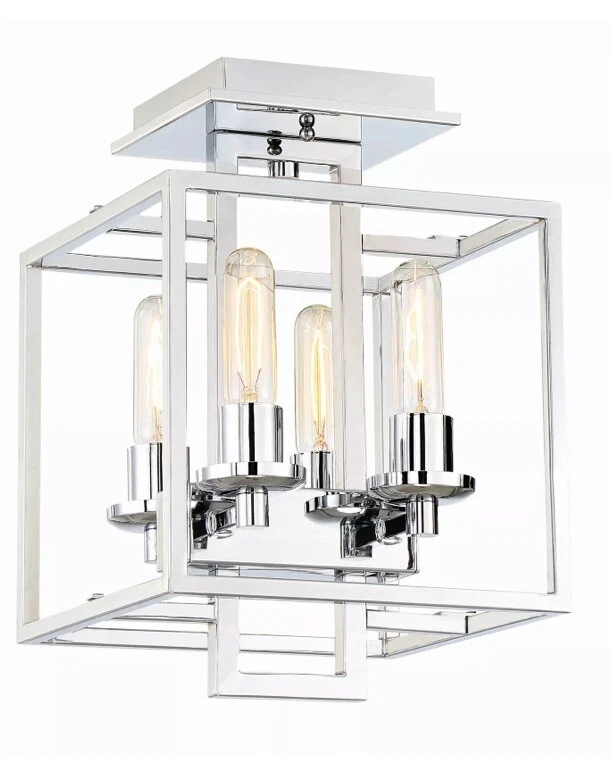 Craftmade Cubic 4 Light Semi Flush, Chrome  41554Ch - Image 1 of 1