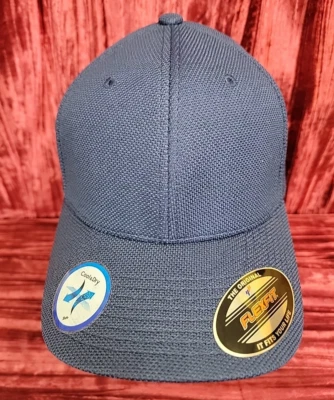 NUEVO YUPOONG FLEXFIT FRESCO Y SECO AZUL MARINO GORRA CAMIONERO PEQUEÑO UNISEX POLIÉSTER Foto 1 de 4