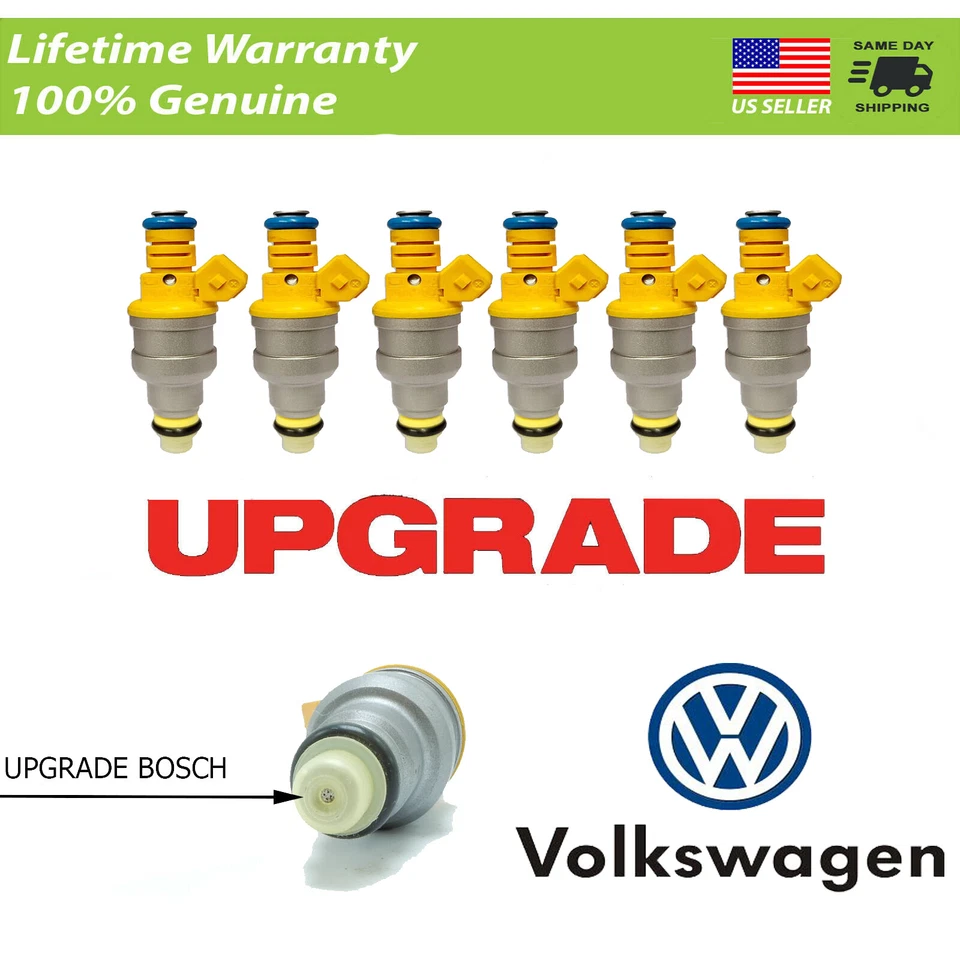 Топливные форсунки X6 Volkswagen Passat 1993 - 1997 2,8 V6 модернизация Bosch - Изображение 1 из 1