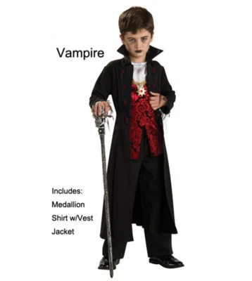 Disfraz de vampiro de Halloween para niño Drácula - mediano Foto 1 de 4