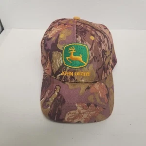 John Deere Camouflage Adjustable Strapback Hat, 100% Cotton - Picture 1 of 4