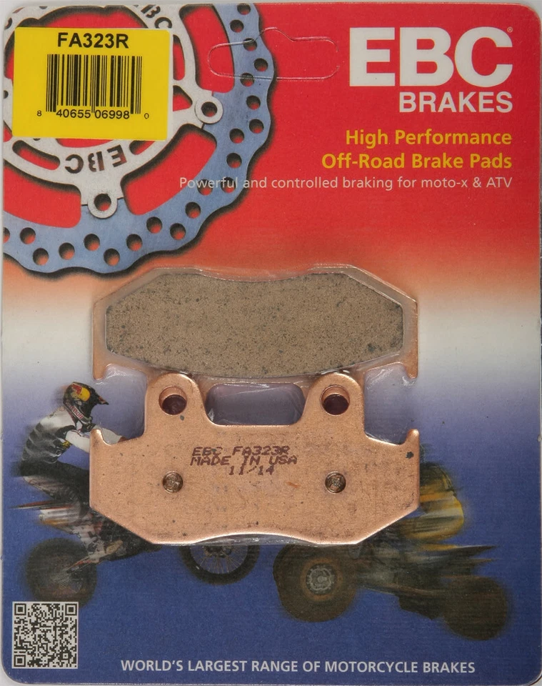 EBC R Series Long Life Sintered Brake Pads FA323R Foto 1 de 1