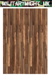1 32 / 1 35 SCALE SHEET WOODEN FLOOR BOARDS PATTERN DIORAMA MODEL HOUSE SET 2 - Picture 1 of 1