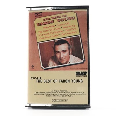 The Best of Faron Young (кассетная лента, 1980, Exact Productions) EXC-214 протестирована - Изображение 1 из 4