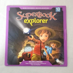 Superbook Explorer Volume 13 DVD 2 Episodes Tower of Babel Isaac Rebekah CBN - Picture 1 of 2