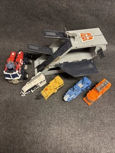 Hasbro Transformers Energon Powerlinx Leader Optimus Prime w/ Trailer InComplete - Picture 1 of 24
