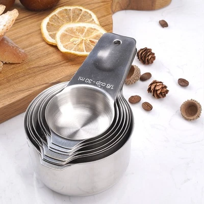`13Pcs/Set Measuring Cups Spoons With Scales Stainless Steel Spoon Set Kitchen - Image 1 of 4