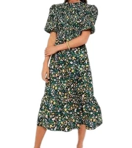 Vestido Tuckernuck Jacinth House Floral Calado Samantha Niveles Midi Cottagecore - Imagen 1 de 10