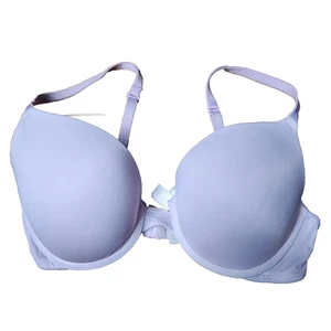 Victorias Secret PINK Wear Everywhere Push Up Bra 32DD Lavender Padded Underwire - Picture 1 of 11