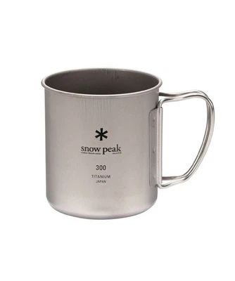 Snow Peak Titanium Single Mug 300ml MG-142 Ultralight Cup Outdoor Japan - Image 1 of 4