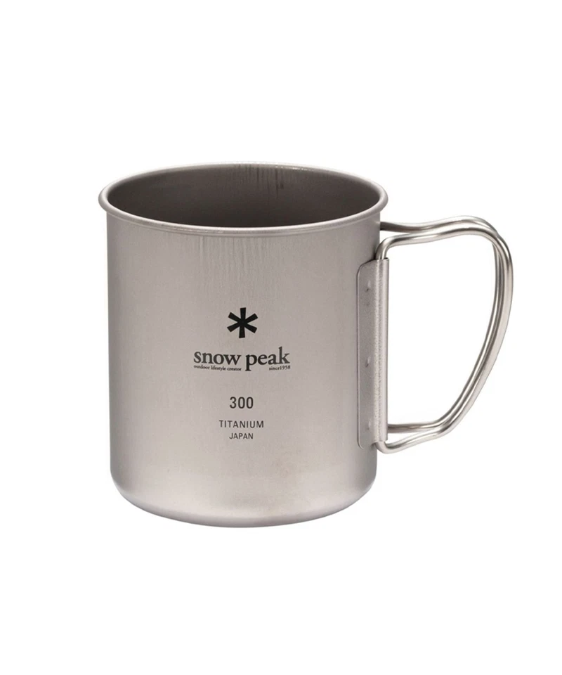 Snow Peak Titanium Single Mug 300ml MG-142 Ultralight Cup Outdoor Japan - Image 1 of 4