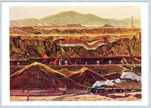 Postal rusa de A.Pantelyev 1961 minas de cobre en la región de Bashkiria  - Imagen 1 de 2