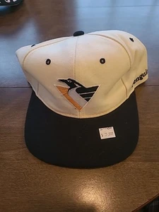 Vintage Pittsburgh Penguins Starter Snapback Hat H000500 - Picture 1 of 4